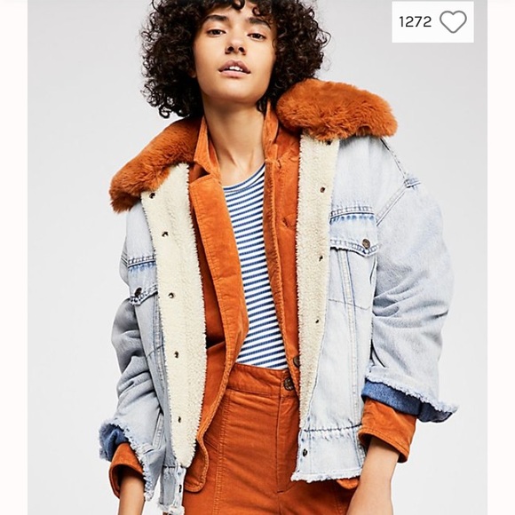 levi's oversized sherpa trucker